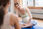 Приучить малыша к спорту можно еще во время беременности